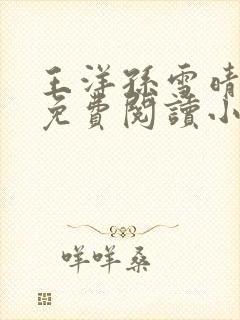 王洋孙雪晴全文免费阅读小说封面