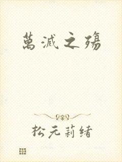 万灭之殇封面