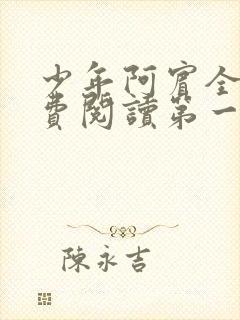少年阿宾全文免费阅读第一章