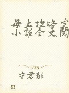 母上攻略完整版小说全文阅读