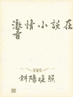 激情小说在线观看
