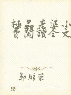 极品老婆小说免费阅读全文