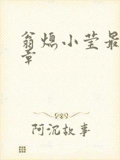 翁熄小莹最新节章