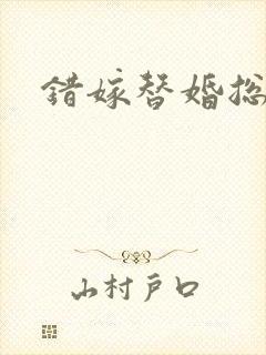 错嫁替婚总裁