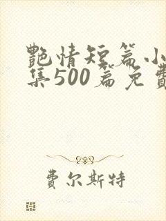 艳情短篇小说合集500篇免费阅读封面