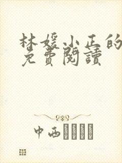 林媛小正的小说免费阅读