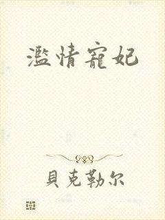 滥情宠妃封面