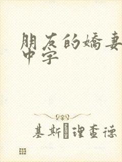 朋友的娇妻hd中字