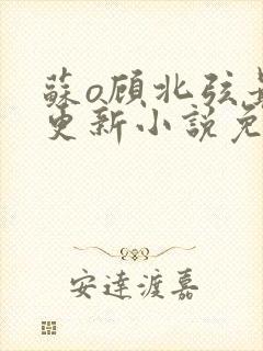 苏o顾北弦最新更新小说免费阅读封面