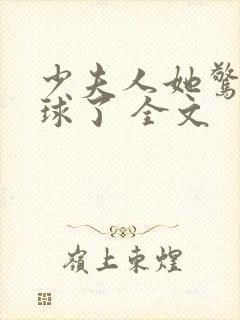 少夫人她惊艳全球了 全文