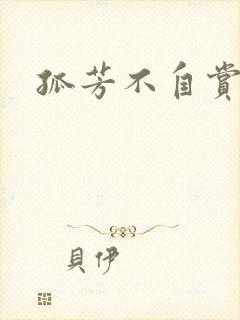 孤芳不自赏小说