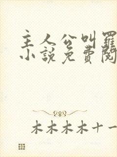 主人公叫罗铮的小说免费阅读笔趣阁