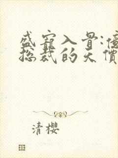 盛宠入骨:亿万总裁的天价前夫