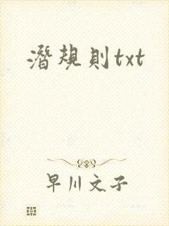 潜规则txt