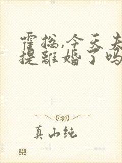霍总,今天夫人提离婚了吗短剧免费观看