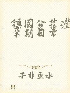 镇国公花滢滢的孕期日常