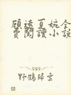 顾远夏婉全文免费阅读小说