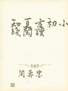 知夏方初小说在线阅读