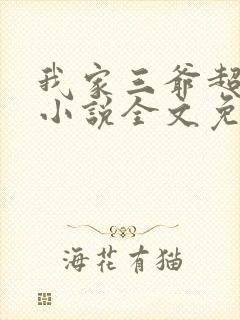 我家三爷超宠的小说全文免费阅读无弹窗封面