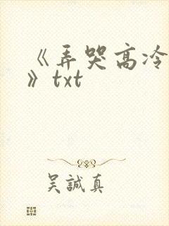 《弄哭高冷室友》txt