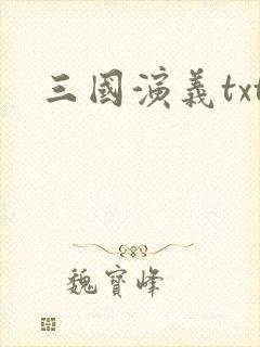 三国演义txt封面