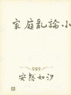 家庭乱论小说