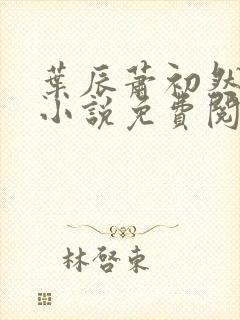 叶辰萧初然长篇小说免费阅读
