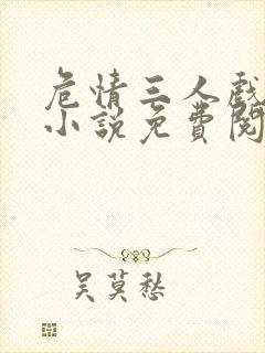 危情三人戏原著小说免费阅读封面