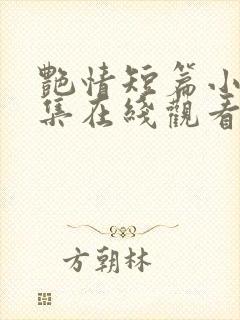 艳情短篇小说合集在线观看