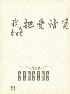 我把爱情煲成汤txt