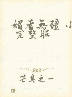 媚者无疆 小说 完整版
