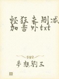 轻狂未删减完结加番外txt