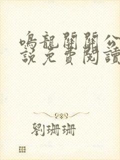 鸣龙关关公子小说免费阅读全文最新章节