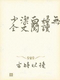 少洁白妇无删减全文阅读封面