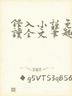 锋入小说免费阅读全文笔趣阁