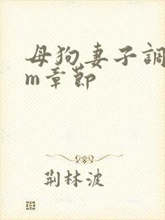 母狗妻子调教sm章节