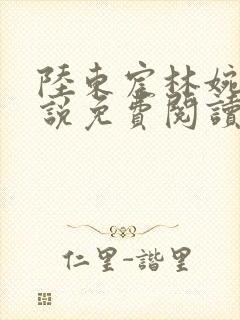 陆东宸林婉秋小说免费阅读最新章节