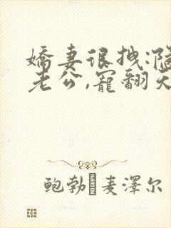 娇妻很拽:隐婚老公,宠翻天封面