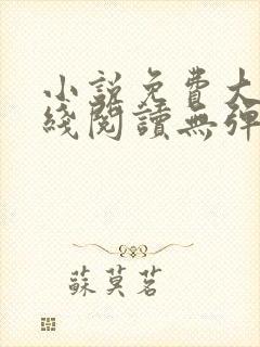 小说免费大全在线阅读无弹窗