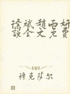 徐斌赵雨妍的小说全文免费阅读
