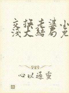 交换老婆小说林浅大结局免费阅读