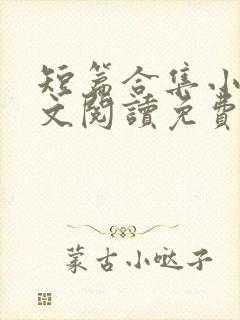 短篇合集小说全文阅读免费无弹窗