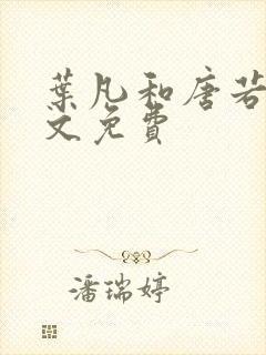 叶凡和唐若雪全文免费