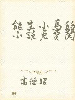 能生小马的女人小说免费阅读全文