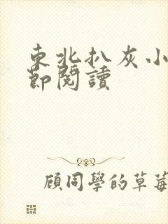 东北扒灰小说分节阅读