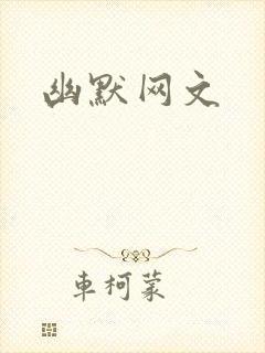 幽默网文封面