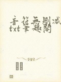音符无删减全文txt笔趣阁封面
