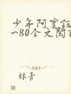 少年阿宾钰慧1~80全文阅读封面