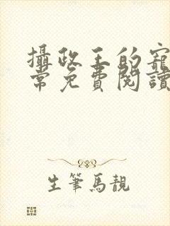 摄政王的宠妻日常免费阅读全文