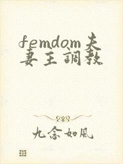 femdom夫妻主调教